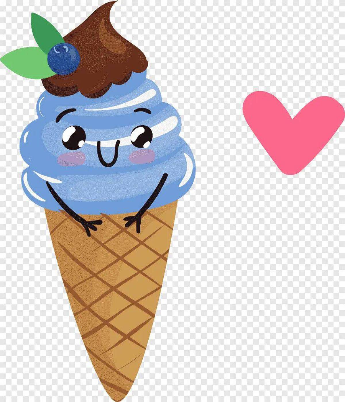 Рисунок мороженое #20