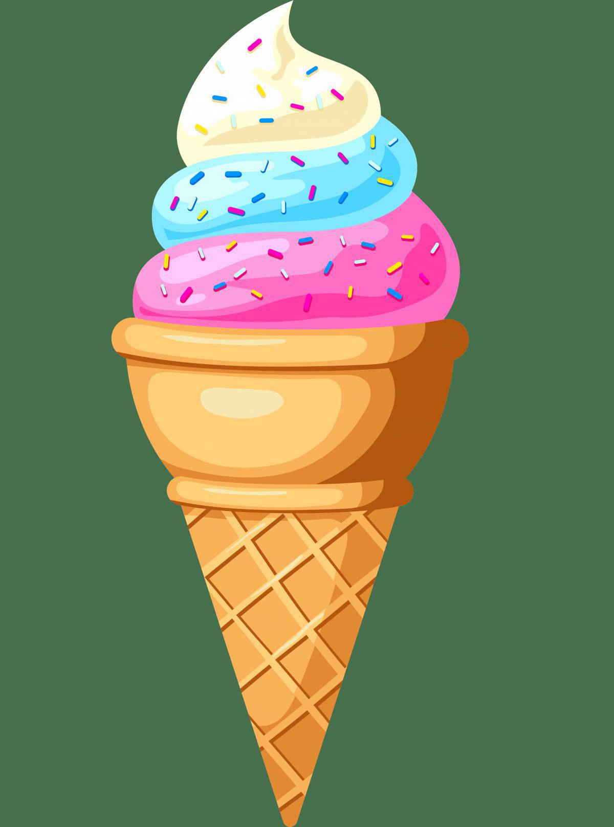 Рисунок мороженое #22