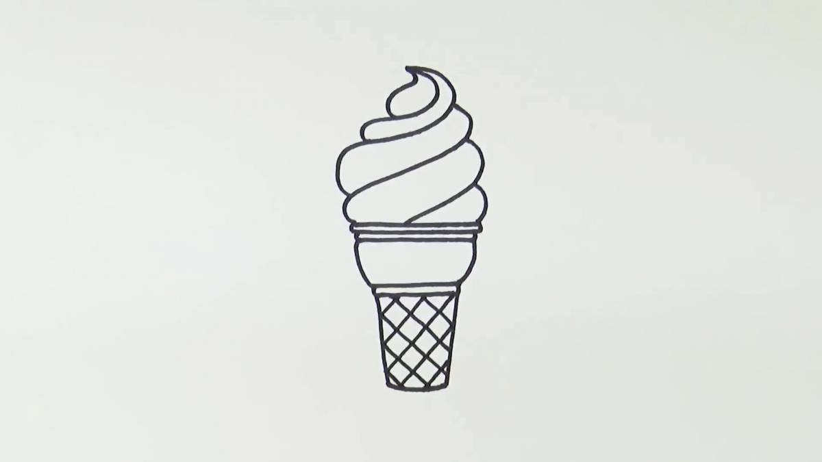 Рисунок мороженое #26