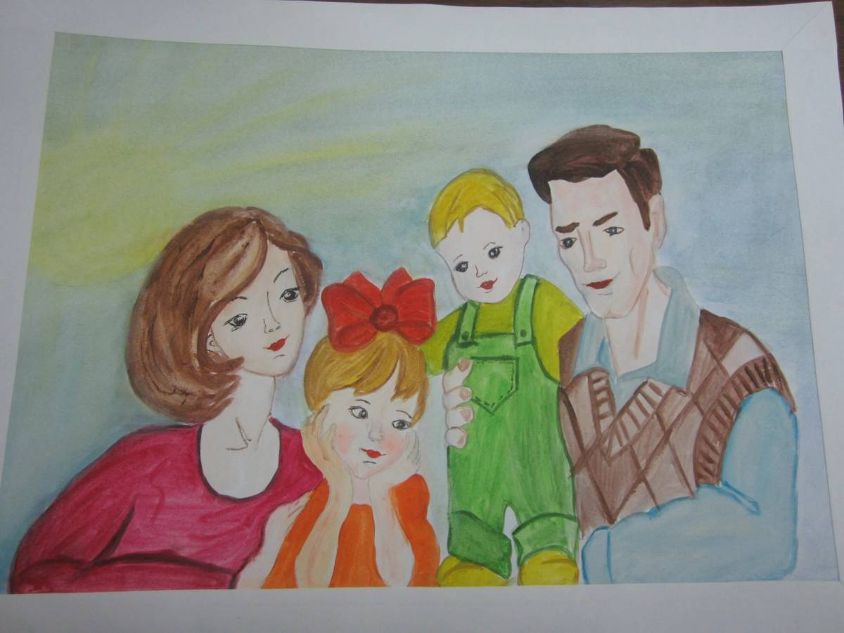 Рисунок моя семья #10