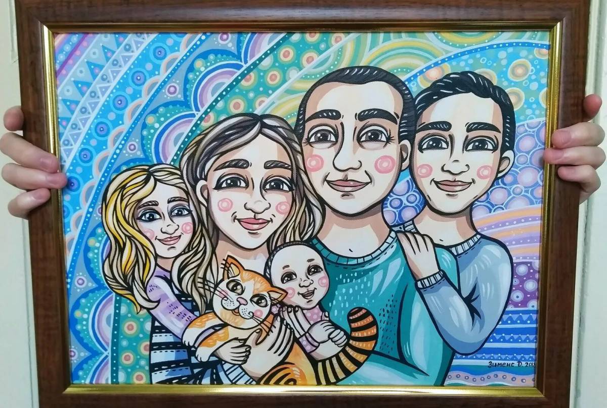 Рисунок моя семья #13