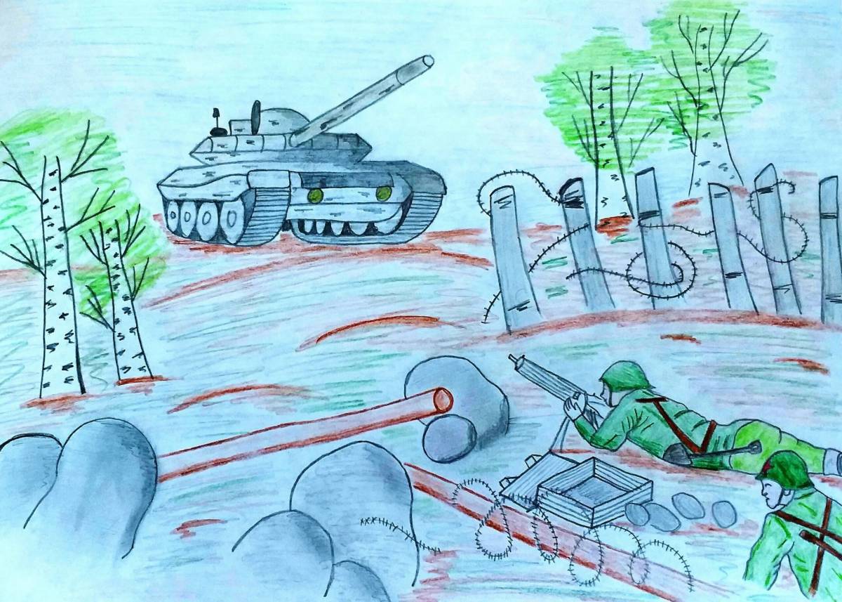 Рисунок на тему сталинградская битва #6