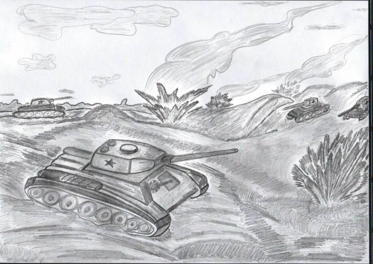 Рисунок на тему сталинградская битва #9