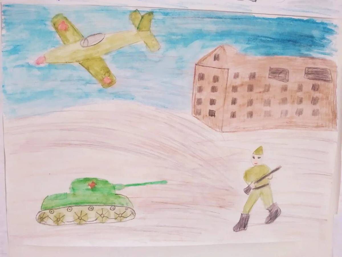 Рисунок на тему сталинградская битва #11