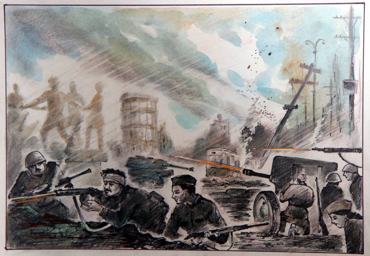 Рисунок на тему сталинградская битва #18