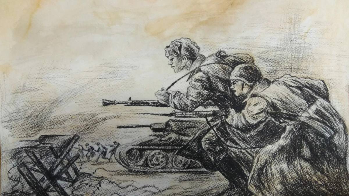 Рисунок на тему сталинградская битва #23