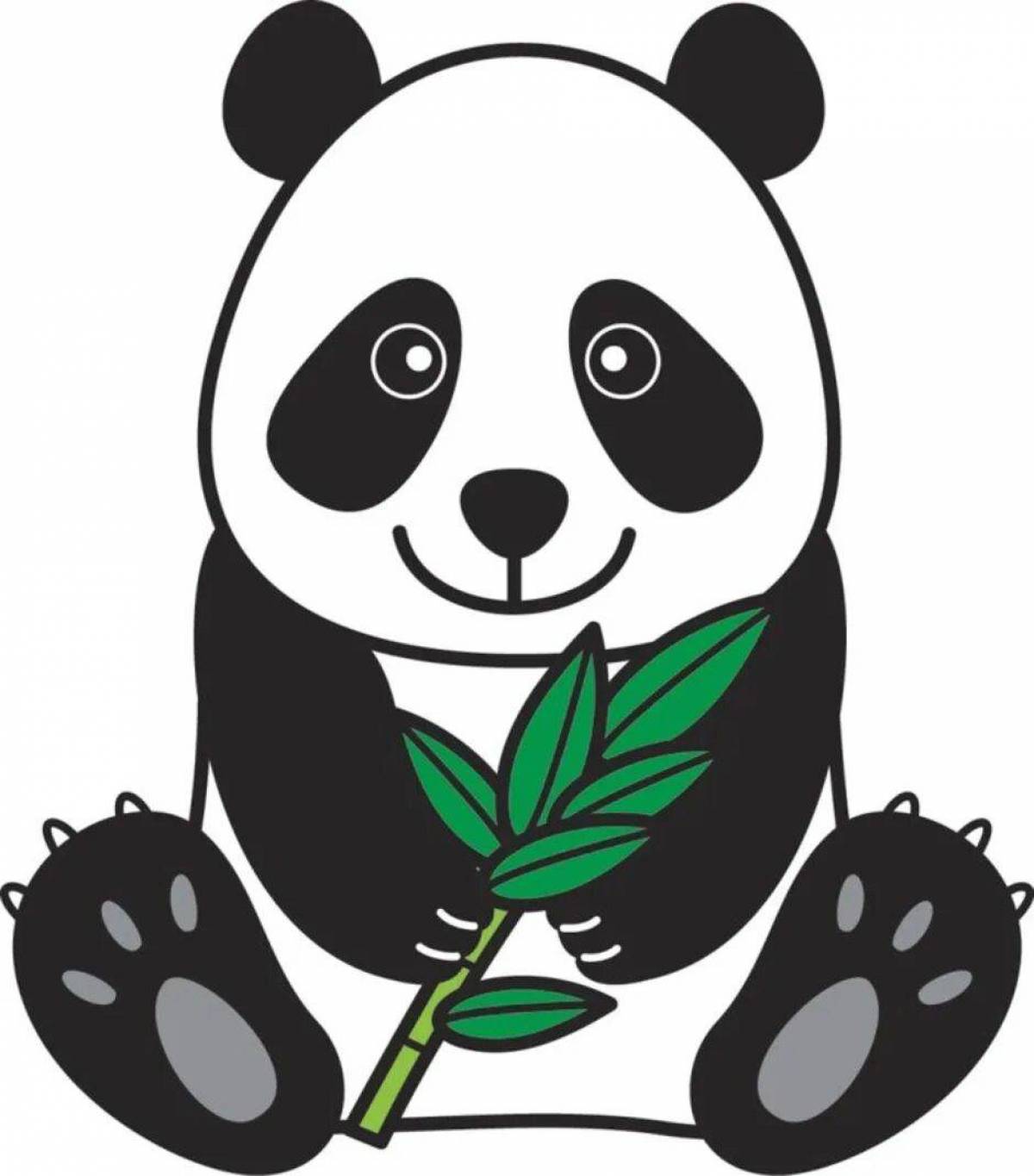 Рисунок панда #3