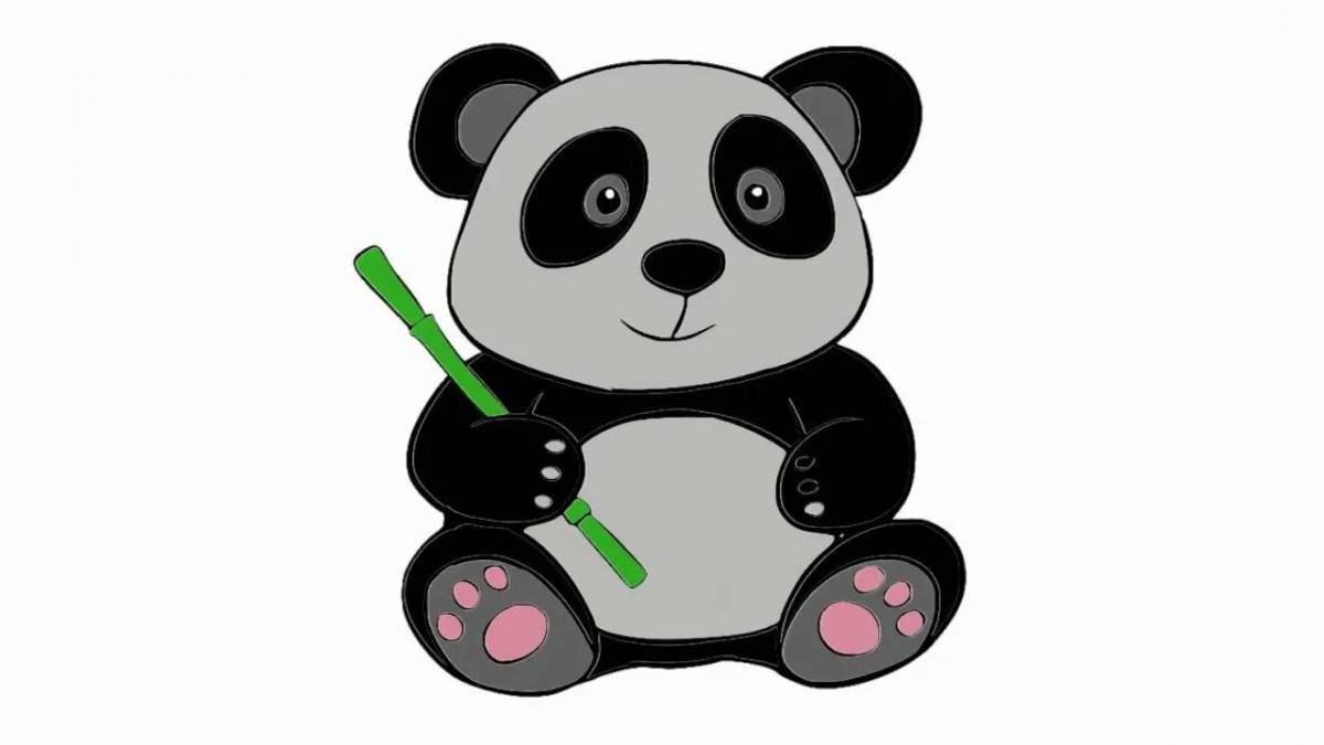 Рисунок панда #5