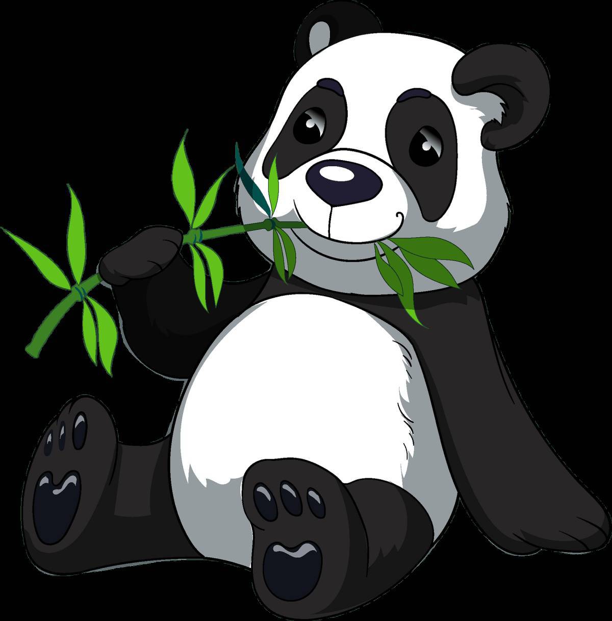 Рисунок панда #11