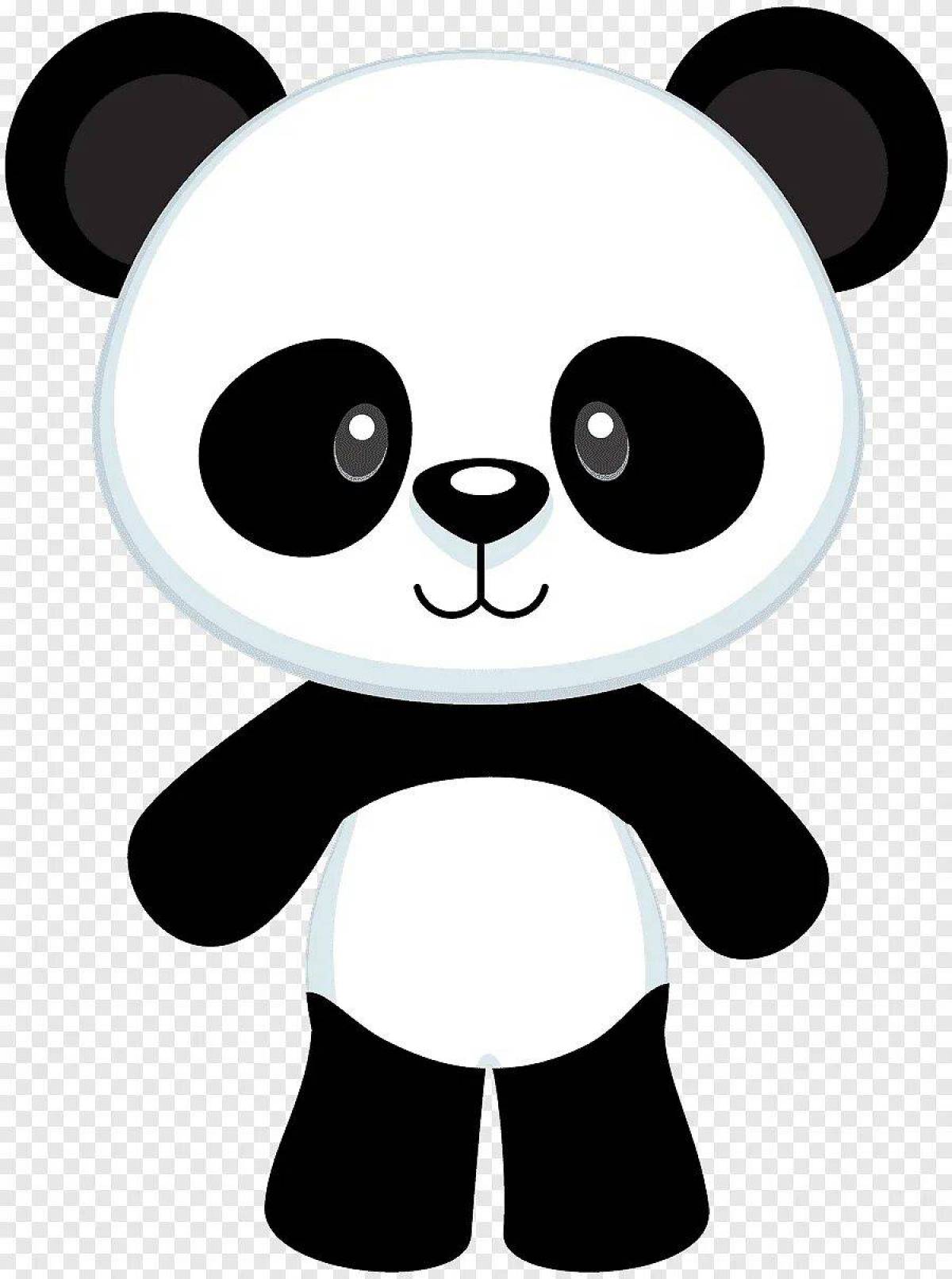 Рисунок панда #13