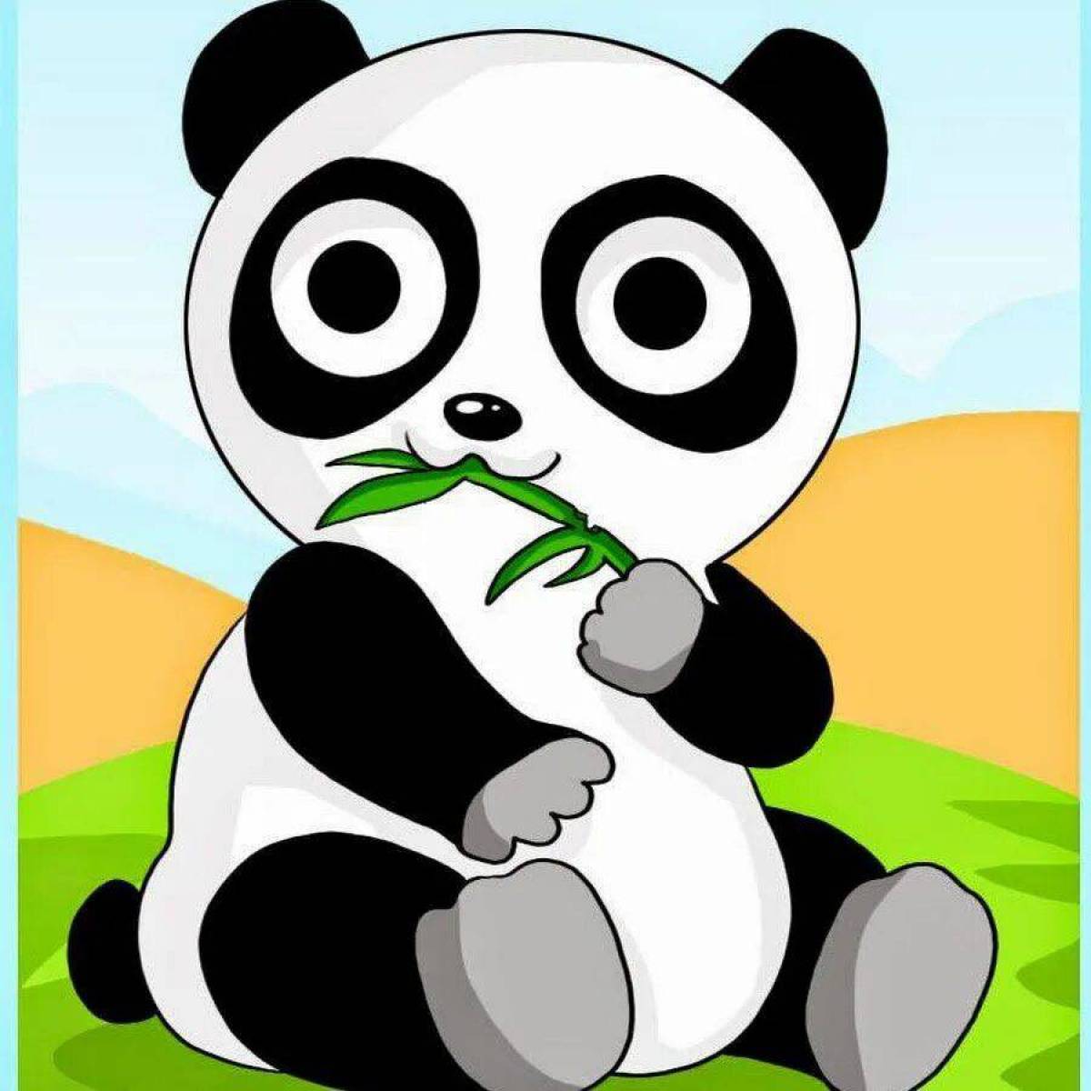 Рисунок панда #31