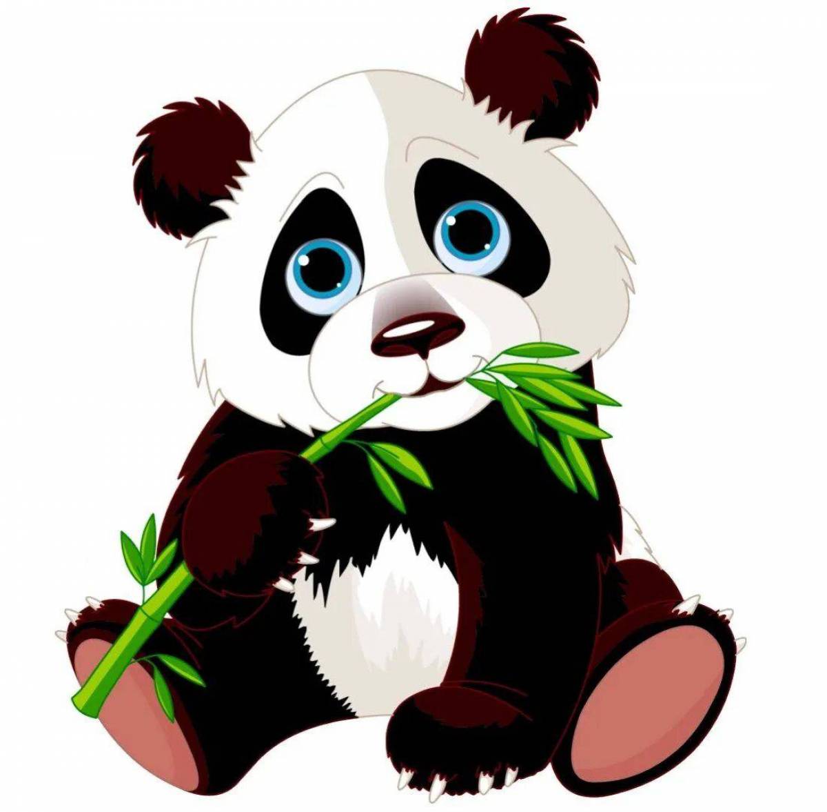 Рисунок панда #34