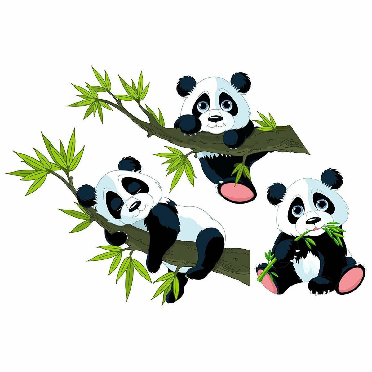 Рисунок панда #35