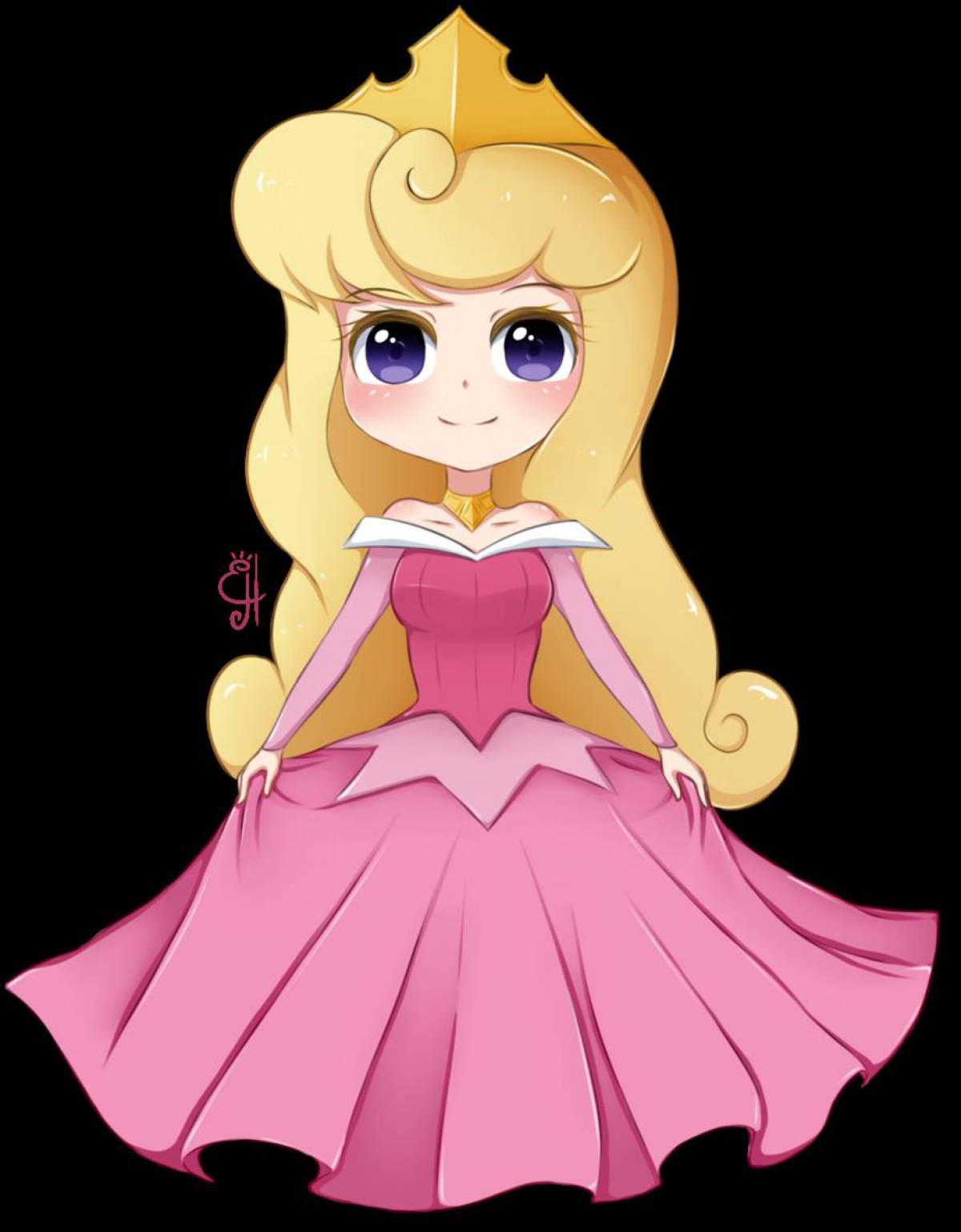 Рисунок принцесса #19