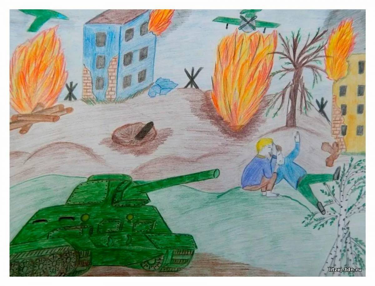 Рисунок про войну #10