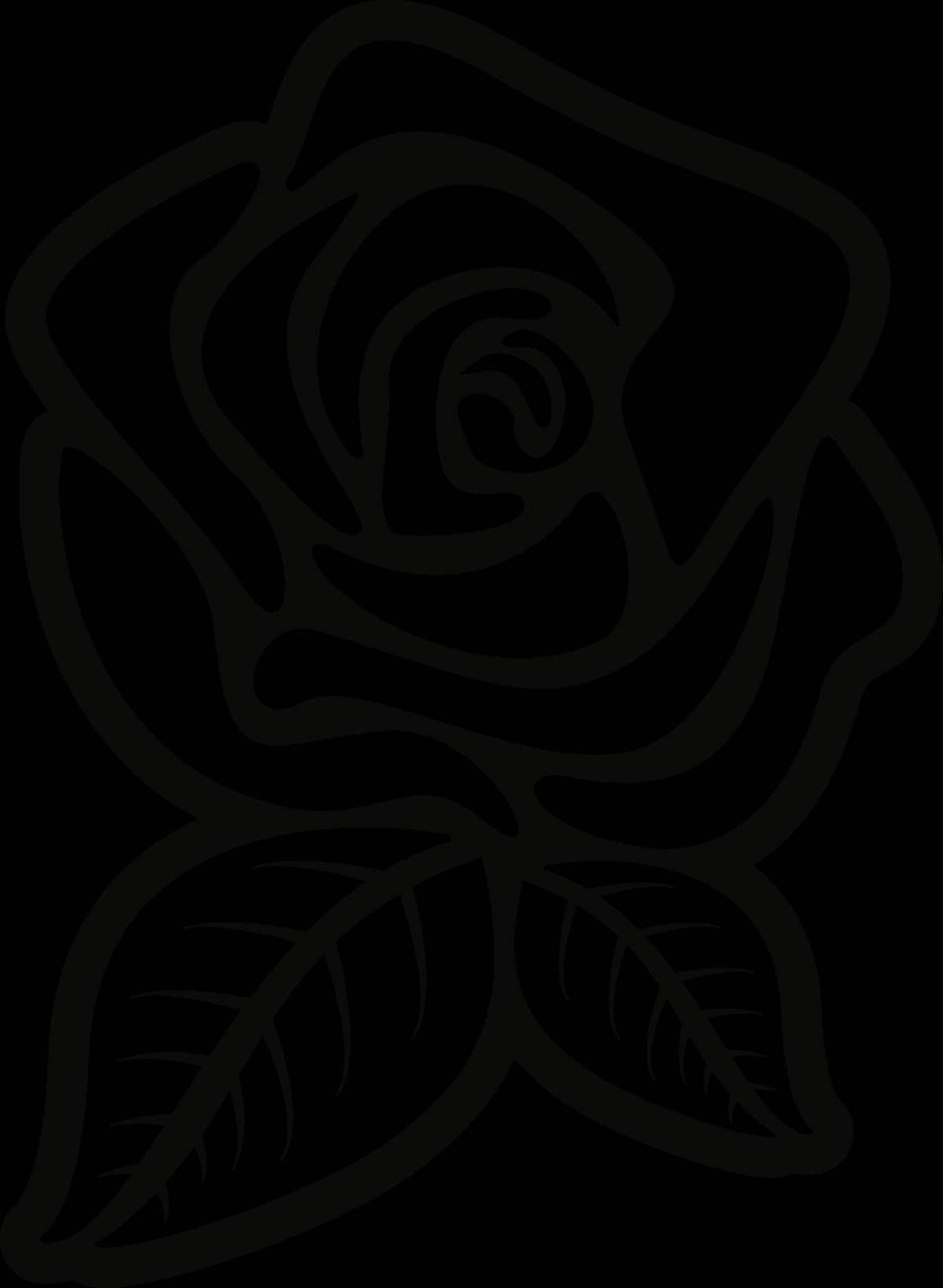 Рисунок роза #35