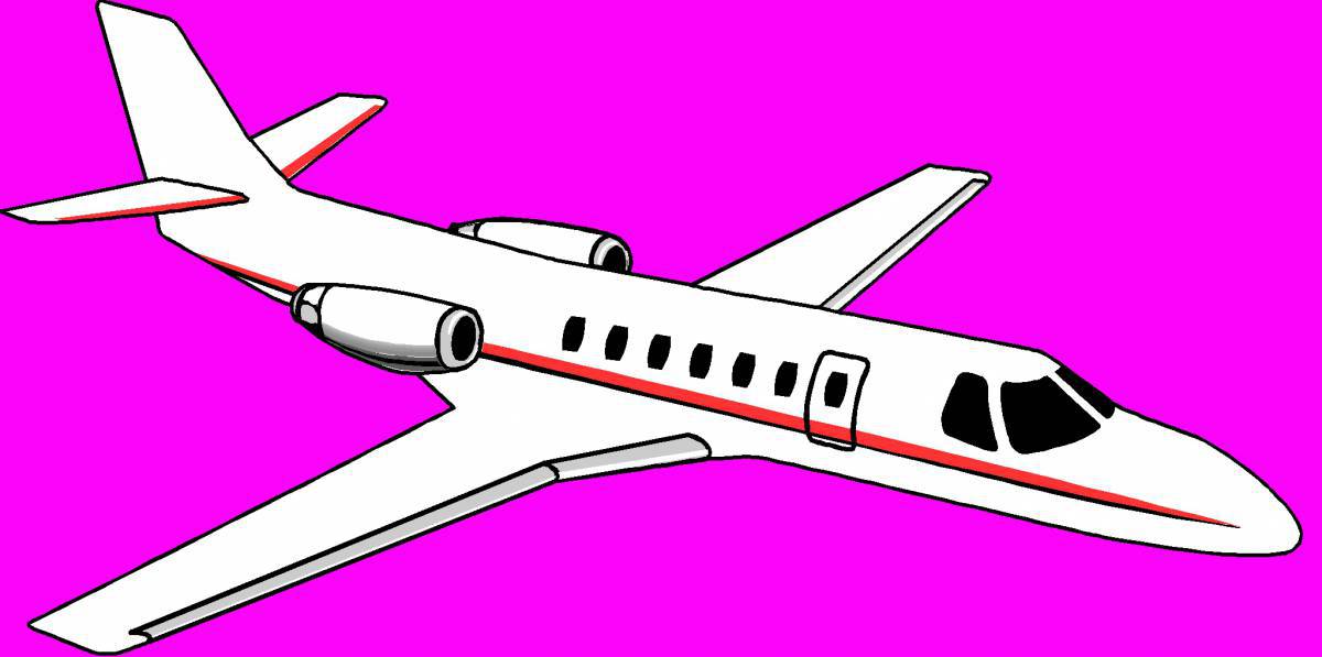 Рисунок самолет для детей #3