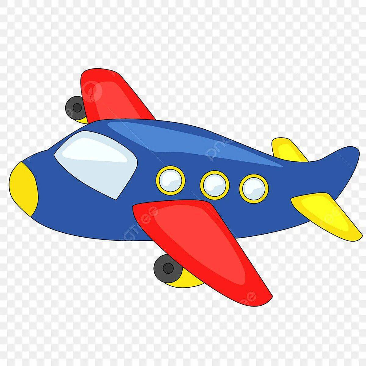 Рисунок самолет для детей #4