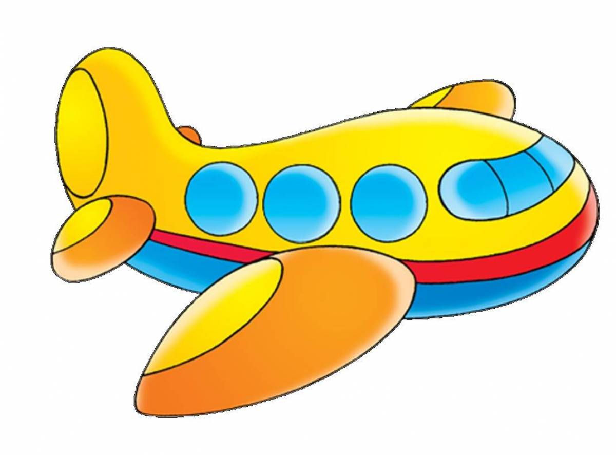 Рисунок самолет для детей #6