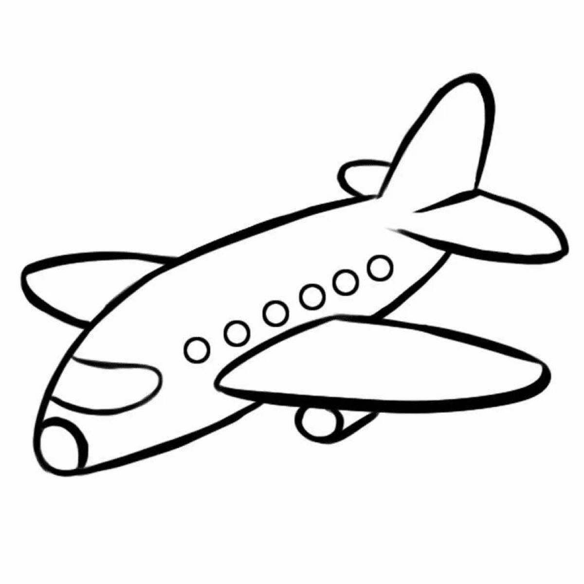 Рисунок самолет для детей #7