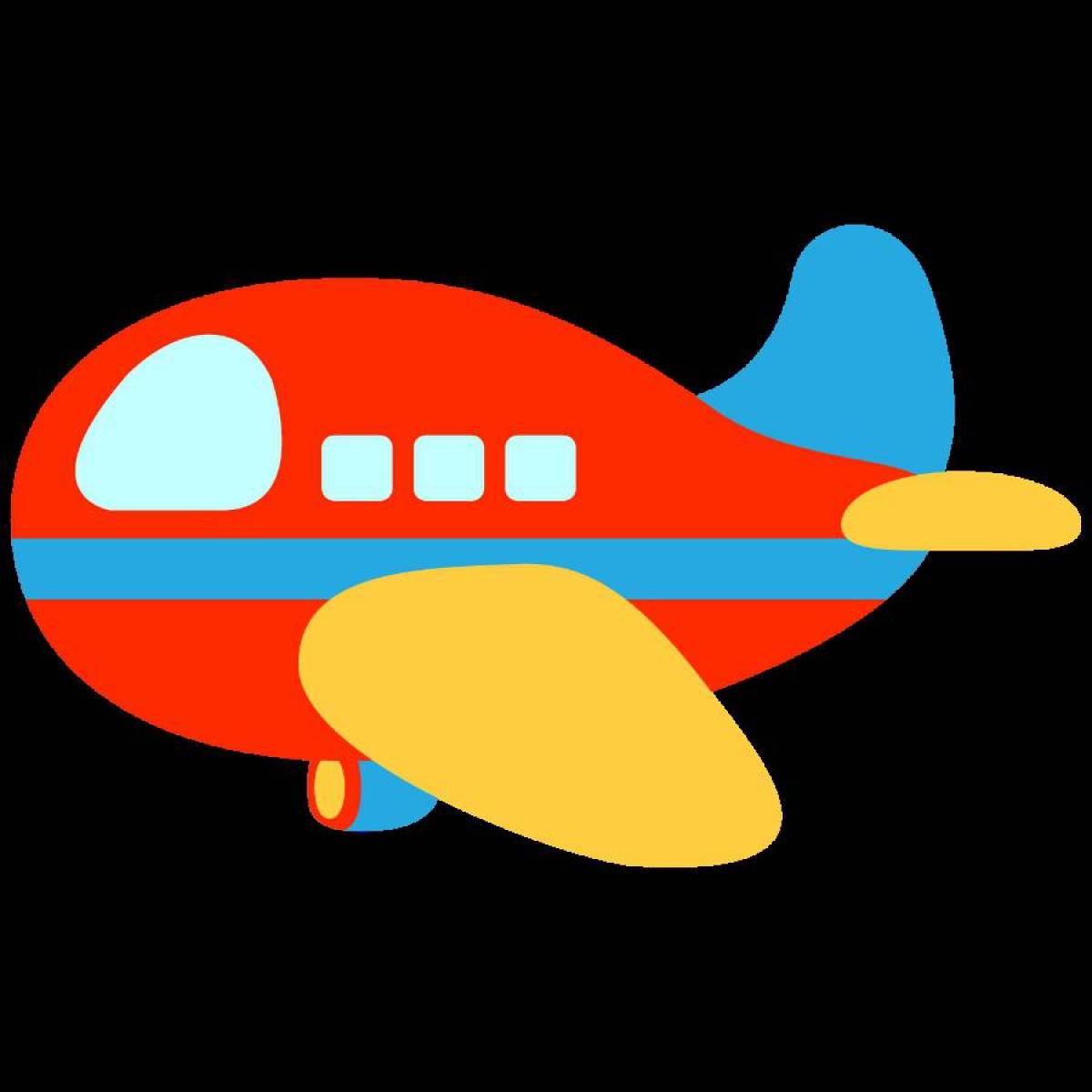 Рисунок самолет для детей #18