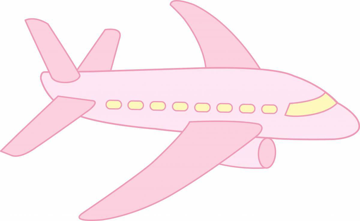 Рисунок самолет для детей #25