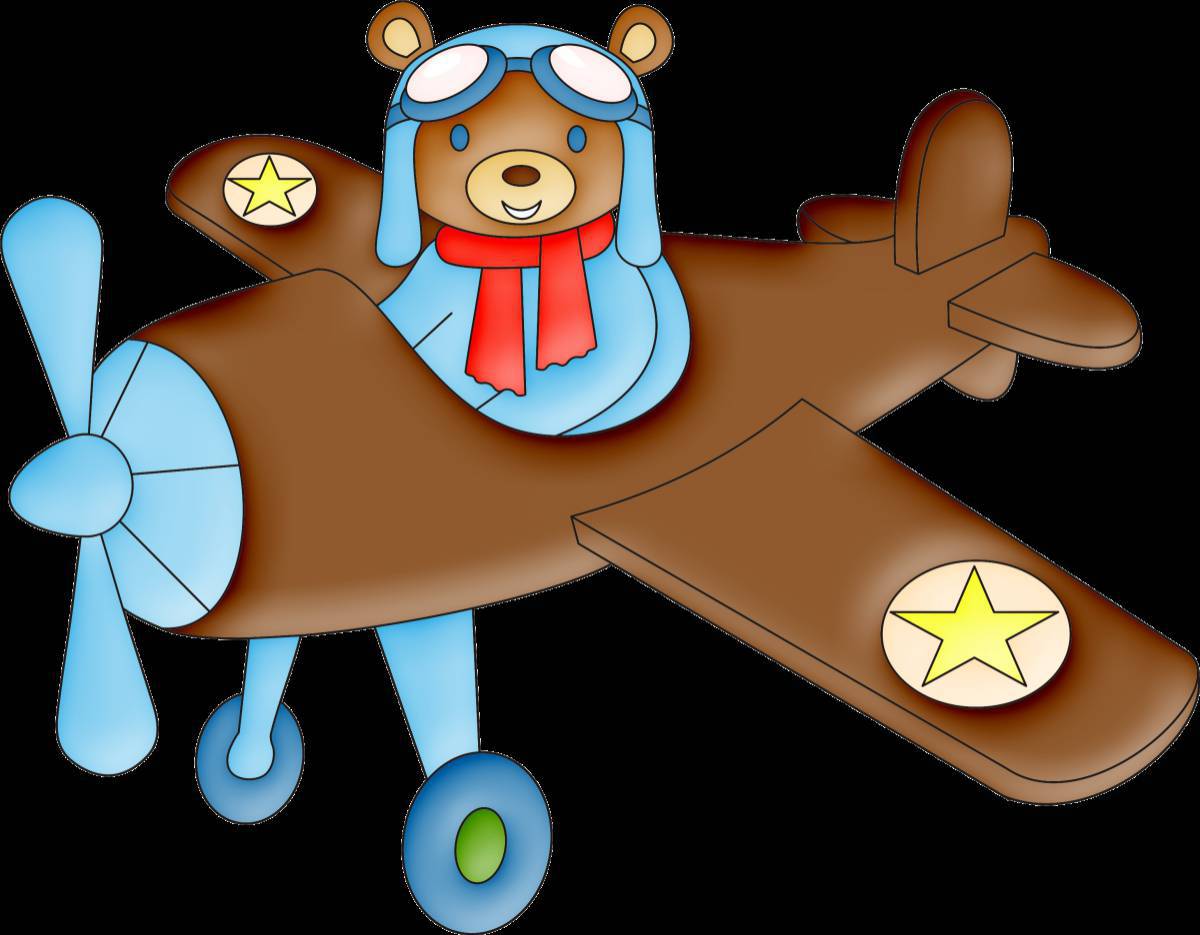 Рисунок самолет для детей #27