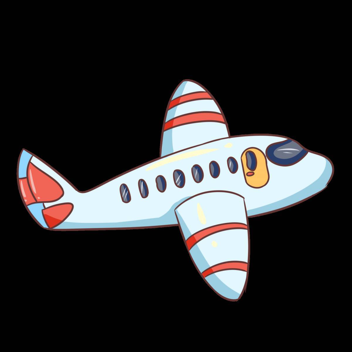 Рисунок самолет для детей #33