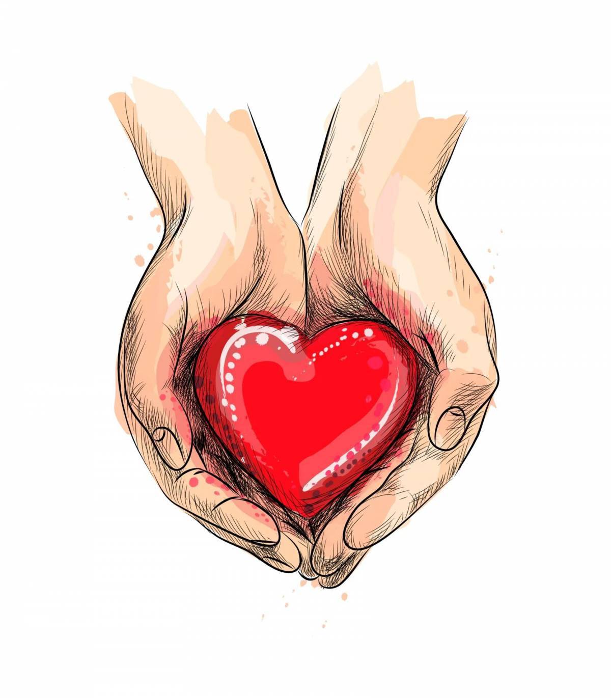 Сердечки - красивые анимационные картинки, рисунки сердец