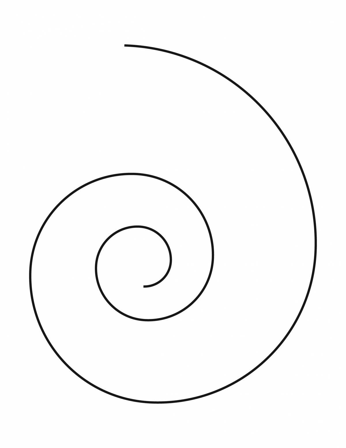Рисунок спираль #6