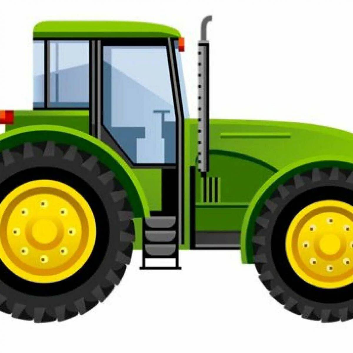 Рисунок трактор для детей #34