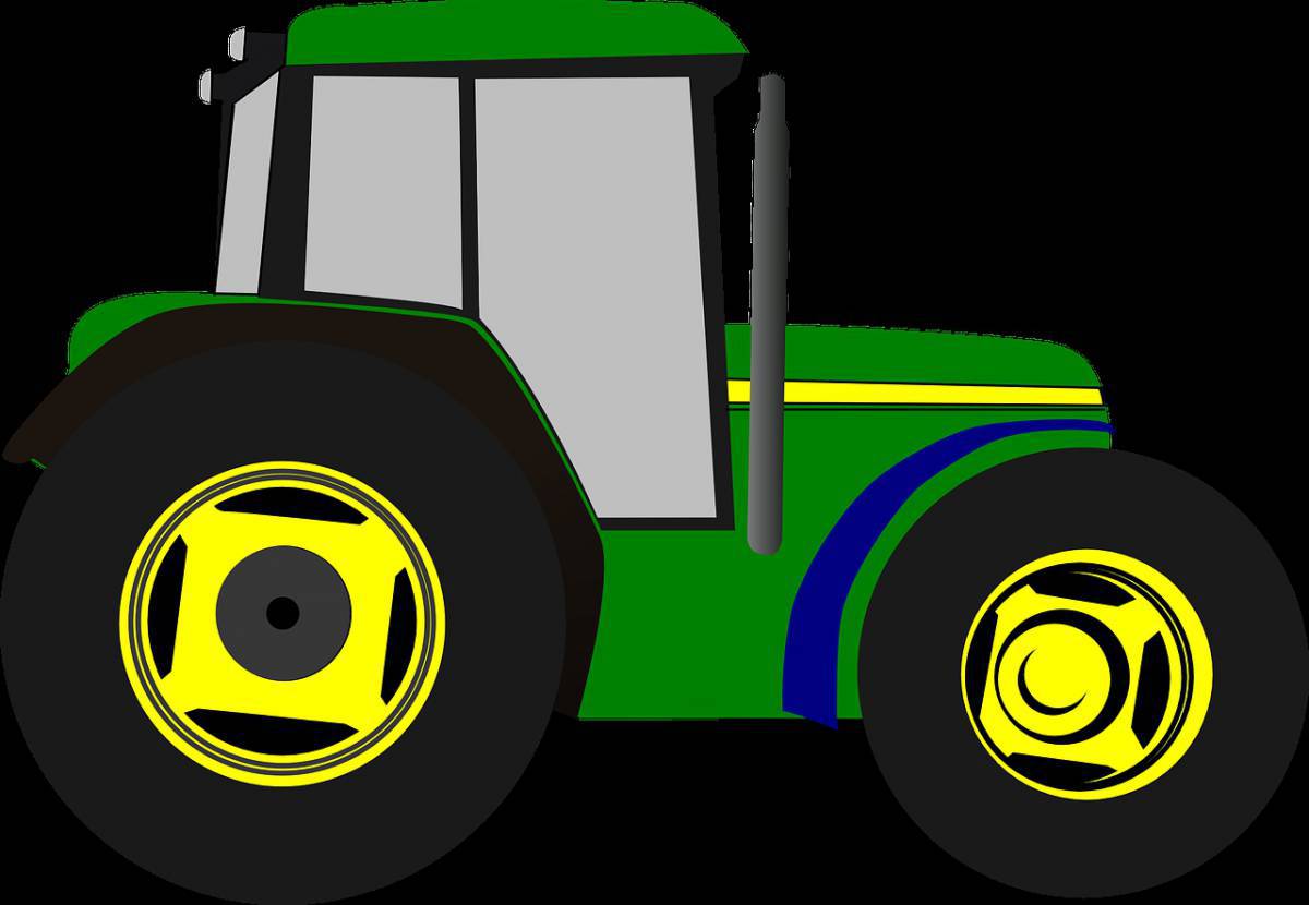 Рисунок трактор для детей #36