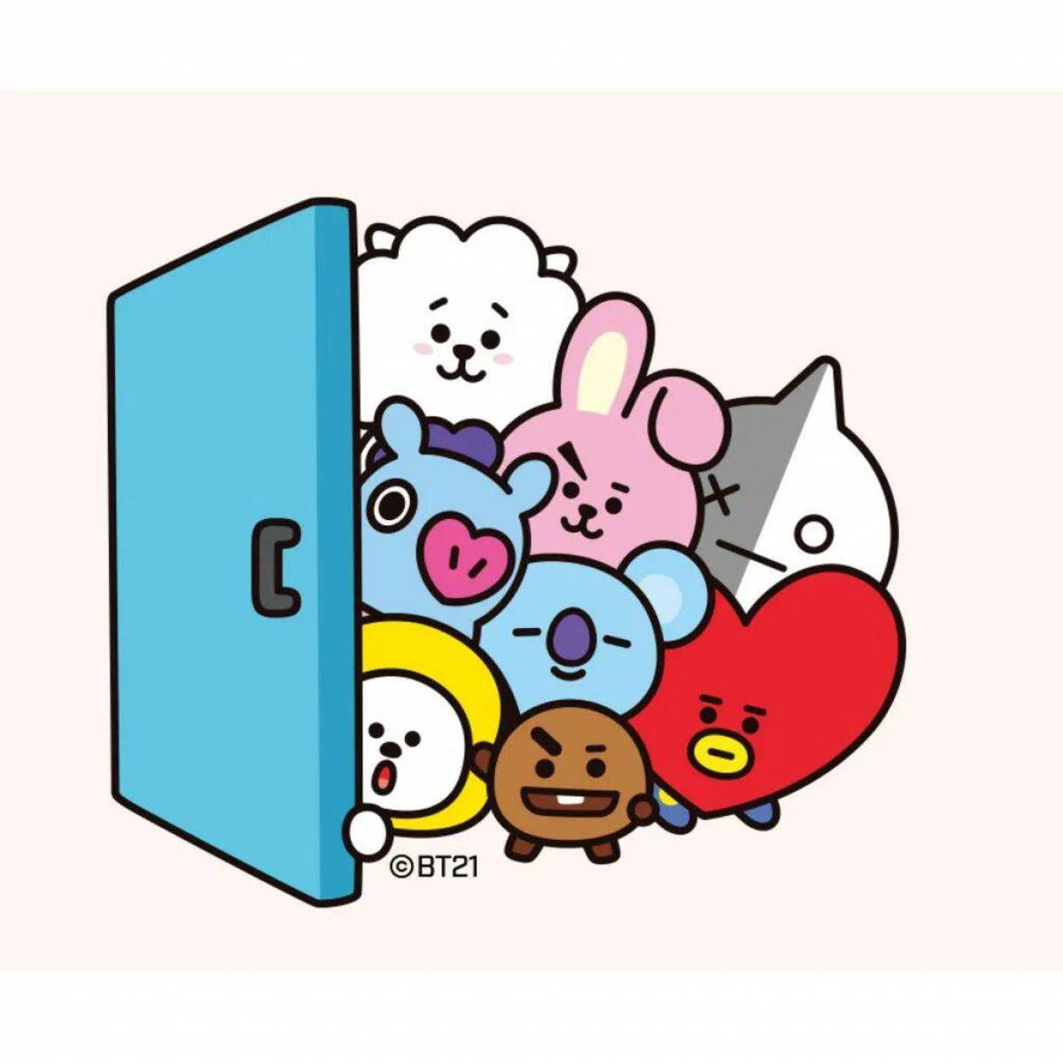 Нарисуй 21. БТС персонажи бт21. Bt21 BTS. BTS bt21 рисунки. Бт21.