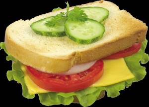 Раскраска бутерброд #4 #45303