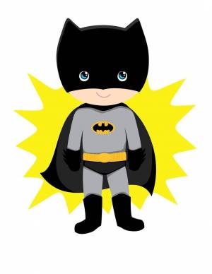 Раскраска бэтмен для детей #1 #45646