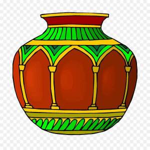 Раскраска ваза для детей #8 #46132