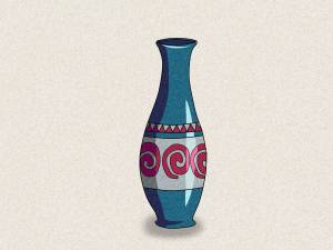 Раскраска ваза для детей #19 #46143