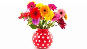Раскраска ваза с цветами #3 #46152