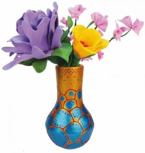 Раскраска ваза с цветами #10 #46159
