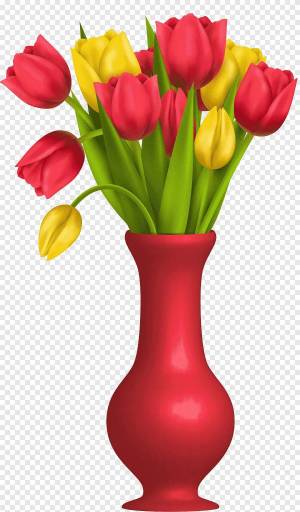 Раскраска ваза с цветами #23 #46172