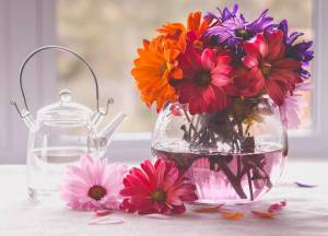 Раскраска ваза с цветами #26 #46175