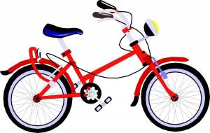 Раскраска велосипед для детей #3 #46868