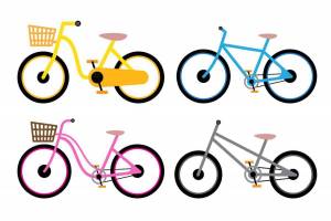 Раскраска велосипед для детей #11 #46876