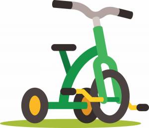 Раскраска велосипед для детей #13 #46878