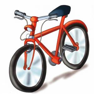 Раскраска велосипед для детей #15 #46880