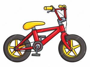 Раскраска велосипед для детей #23 #46888