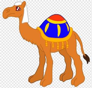Раскраска верблюд для детей #25 #47324