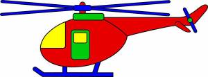 Раскраска вертолет для детей #5 #47405
