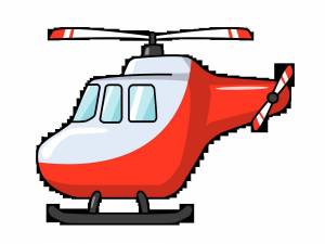 Раскраска вертолет для детей #28 #47428