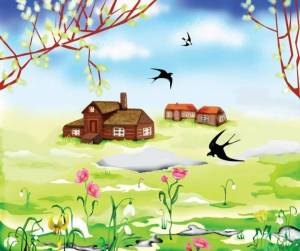 Раскраска весна для детей #5 #47503
